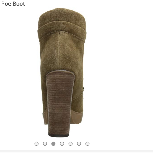 NEW Report Signature Poe suede lace up tan booties - Picture 5 of 7